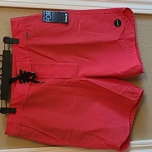 Hurley Men's Cool by the Pool Solid Boardwalk Shorts - Size 34 - NWT